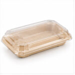 Biodegradable Sushi Serving Trays | 22.5 × 22.5 × 5cm