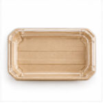 Biodegradable Sushi Serving Trays | 22.5 × 22.5 × 5cm - Image 2