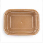 Kraft Food Bowls with Lids | Takeaway & Meal Prep - Image 2