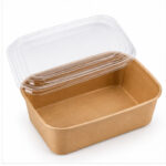Kraft Food Bowls with Lids | Takeaway & Meal Prep - Image 3