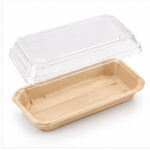 Biodegradable Sushi Serving Trays | 22.5 × 22.5 × 5cm - Image 3