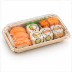 Biodegradable Sushi Serving Trays | 22.5 × 22.5 × 5cm - Image 5