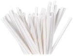 Whitedrop Wide White Paper Straws – Bubble Tea Straws for Thick Drinks & Boba Pearls