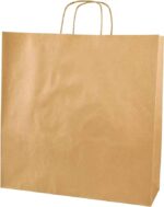 Whitedrop Brown Paper Bags with Twisted Handles | Eco-Friendly Kraft Bags for Parties, Weddings, Lunch, Takeaway, Grocery & Gift Wrapping | 50 PCs - Image 3