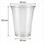Whitedrop Plastic Smoothie Cups with Dome Lids - Image 4