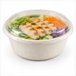 Whitedrop Strong Disposable Paper Bowls with Lids – Sugarcane - Image 5