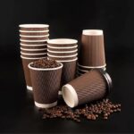 Whitedrop Disposable Insulated Paper Cups for Tea & Coffee | Ripple Wall Design | Leak-Resistant Hot Drink Cups - Image 5