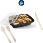 Whitedrop Disposable Wooden Cutlery Set | Biodegradable & Eco-Friendly | Set Includes Forks, Spoons & Knives | Ideal for Parties, Events, Catering & Takeaway - Image 3
