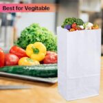 Whitedrop Food Grade White Paper Bags | Grease-Resistant Takeaway Bags for Bakery, Sandwiches, Snacks & Confectionery | Disposable & Recyclable Paper Food Bags - Image 4