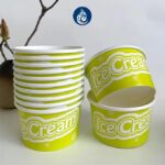 Whitedrop Paper Ice Cream Cups | Leak Resistant & Eco-Friendly Disposable Dessert Cups | Ideal for Ice Cream, Frozen Yogurt and More Desserts - Image 4