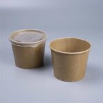 Whitedrop Paper Ice Cream Cups | Leak Resistant & Eco-Friendly Disposable Dessert Cups | Ideal for Ice Cream, Frozen Yogurt and More Desserts - Image 5