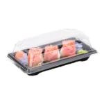 Whitedrop Sushi Box Food Container Plastic Serving Tray Sushi Take Out Box
