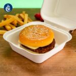 Whitedrop Takeaway Burger Boxes | Disposable Cardboard Food Containers | Eco-Friendly Leak Resistant Snack Box for Burger, Chips & Street Food - Image 2