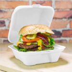 Whitedrop Takeaway Burger Boxes | Disposable Cardboard Food Containers | Eco-Friendly Leak Resistant Snack Box for Burger, Chips & Street Food - Image 6