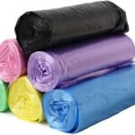 Whitedrop 60 PCS Compostable Bin Liners - Biodegradable Trash Bags for Food Waste & Kitchen Use