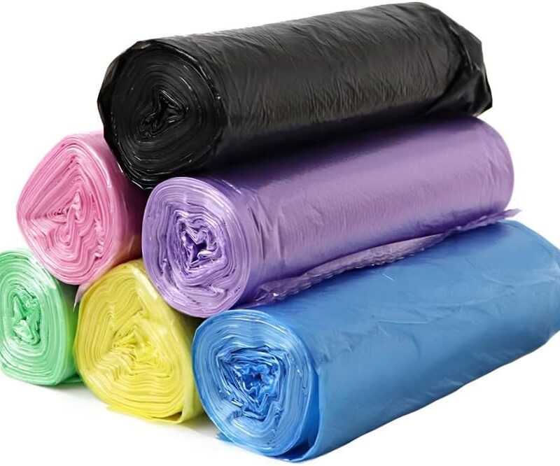 Whitedrop 60 PCS Compostable Bin Liners - Biodegradable Trash Bags for Food Waste & Kitchen Use