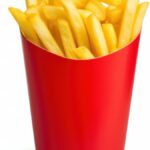 Whitedrop 100 PCS Chip Holder Scoops. Disposable Scoop Trays for Fast Food, Takeaway & Meals Eco-Friendly Cardboard Food Boxes
