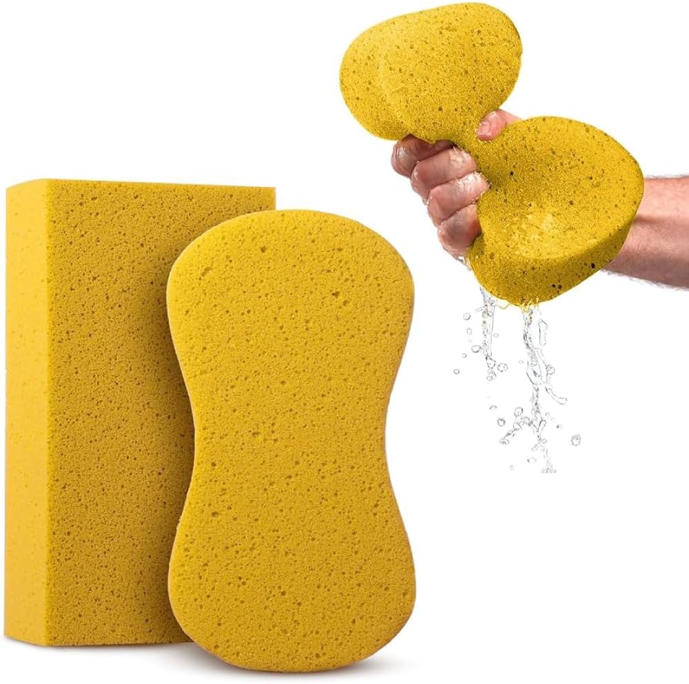 Whitedrop 10 PCS Dish Washing Sponges. Scratch‑Free Cellulose Kitchen Cleaning Sponges