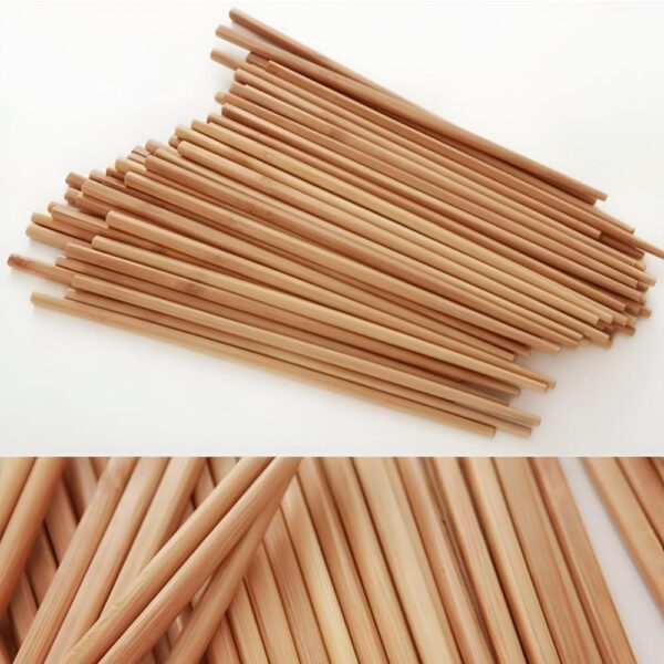 Whitedrop Disposable Wooden Chopsticks – 100 Pairs | Individually Wrapped | Easy-to-Split, Smooth & Splinter-Free | Eco-Friendly Utensils for Takeaway, Restaurants & Home Use
