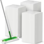 Whitedrop 16 PCS Dry Floor Sweeping Wipes. Lint-Free Sweeper Cloths for Hardwood, Tile & Laminate Floors