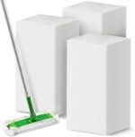 Whitedrop 16 PCS Dry Floor Sweeping Wipes. Lint-Free Sweeper Cloths for Hardwood, Tile & Laminate Floors