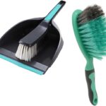 Whitedrop Small Dustpan and Brush Set | Compact Mini Broom & Pan Combo | Comfortable Grip | Ideal for Quick Cleaning in Kitchen, Home, Office & More