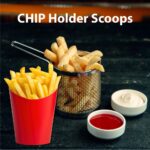 Whitedrop 100 PCS Chip Holder Scoops. Disposable Scoop Trays for Fast Food, Takeaway & Meals Eco-Friendly Cardboard Food Boxes - Image 3
