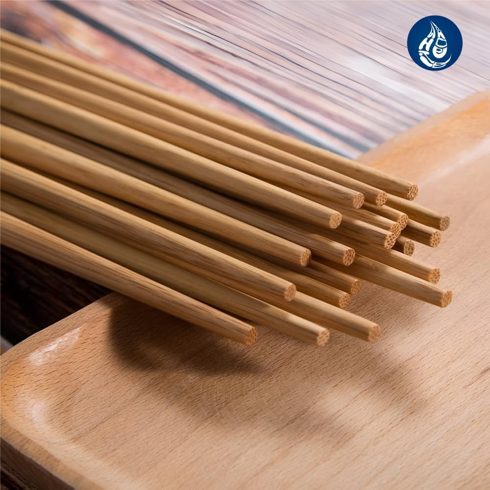 Whitedrop Disposable Wooden Chopsticks – 100 Pairs | Individually Wrapped | Easy-to-Split, Smooth & Splinter-Free | Eco-Friendly Utensils for Takeaway, Restaurants & Home Use - Image 3