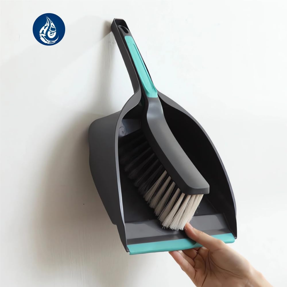 Whitedrop Small Dustpan and Brush Set | Compact Mini Broom & Pan Combo | Comfortable Grip | Ideal for Quick Cleaning in Kitchen, Home, Office & More - Image 3