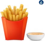 Whitedrop 100 PCS Chip Holder Scoops. Disposable Scoop Trays for Fast Food, Takeaway & Meals Eco-Friendly Cardboard Food Boxes - Image 4