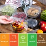 Whitedrop Plastic Fresh Keeping Bags | Elastic Food Storage Covers | Keep Food Fresh | Used for Fruit Preservation and Food Storage | 100 PCS - Image 4