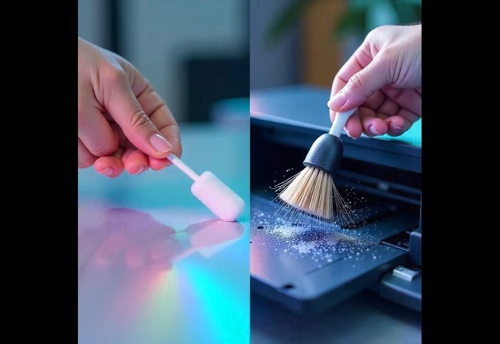 foam swabs vs brush cleaners
