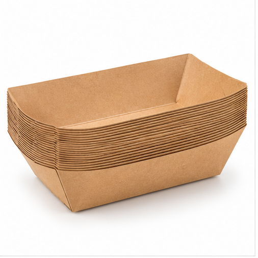 Paper Kraft Food Trays – Takeaway Packaging