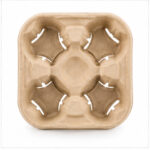 Moulded Fibre Cup Holder Trays | 2/4 Cup Options - Image 2