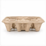 Moulded Fibre Cup Holder Trays | 2/4 Cup Options - Image 3