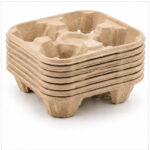 Moulded Fibre Cup Holder Trays | 2/4 Cup Options - Image 5