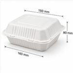 Takeaway Food Containers with Lids – White Leak-Resistant Containers - Image 6